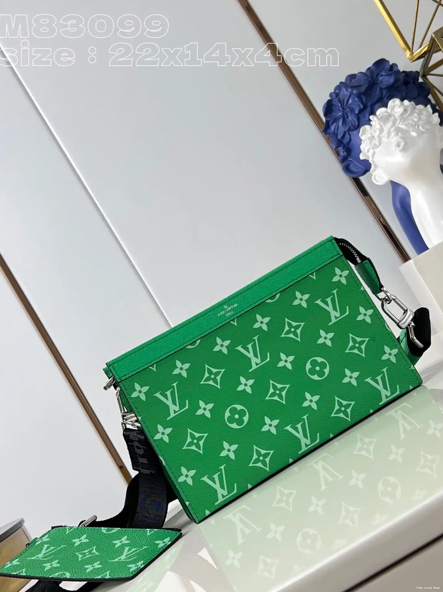 Rep ladies VUITTON LOUIS Wallet Gaston Wearable -22*14.5*4.5CM 0614